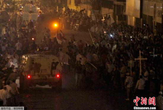 埃及谴责宗派暴力冲突破坏国家安全 或严厉镇