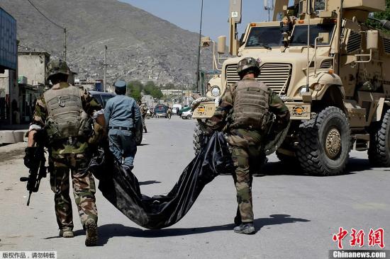 资料图：阿富汗首都喀布尔发生一起针对美军车队的自杀式汽车炸弹袭击，死伤人数众多。