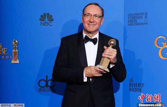 资料图：美国演员凯文·史派西。