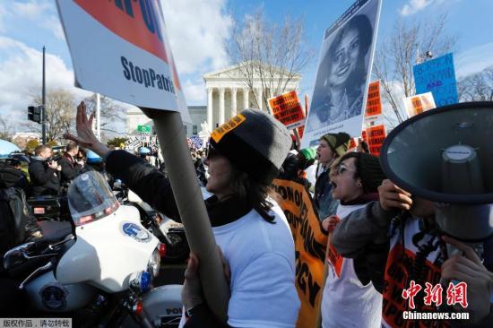 资料图：美国华盛顿，民众举行“为生命游行”示威活动，反对堕胎。