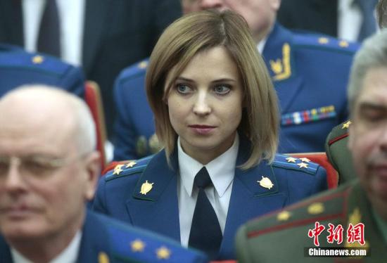 俄媒：克里米亚美女检察长或将领导杜马安全委员会 