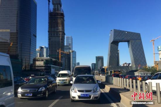 资料图：9月北京市交通迎来全年“最堵月”。