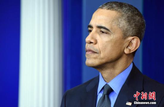 美国总统奥巴马当地时间2015年12月18日在白宫举行一年一度的年终记者会，交出自己今年执政的“成绩单”。