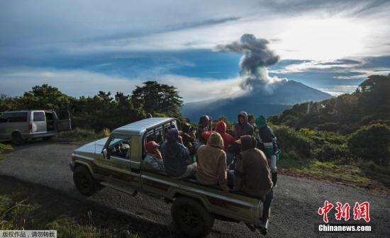 资料图：哥斯达黎加卡塔戈，位于哥斯达黎加中部的图里亚尔瓦火山。