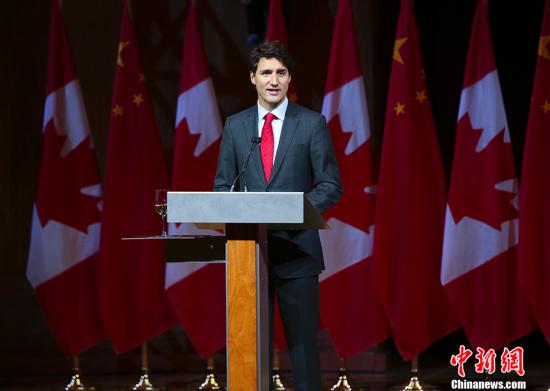 资料图：加拿大总理特鲁多。 <a target='_blank' href='http://www.chinanews.com/'>中新社</a>记者 刘震 摄
