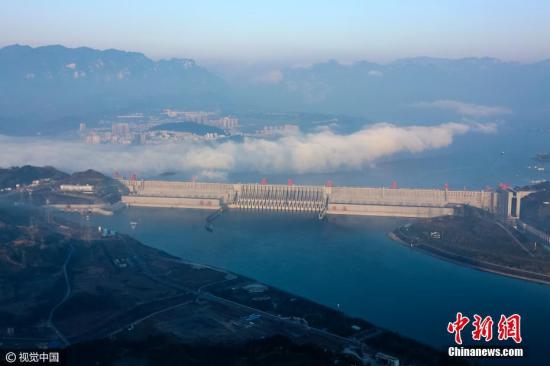 资料图：三峡坝区。图片来源：视觉中国