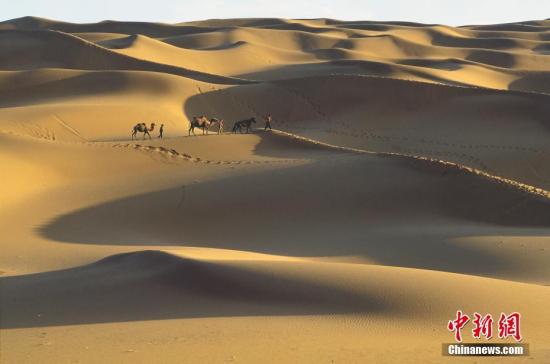资料图：塔克拉玛干沙漠风光。 孙家斌 摄 图片来源：CTPphoto