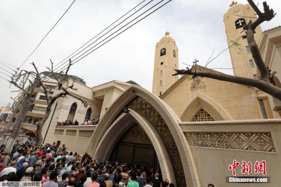 埃及两座基督教堂连遭自杀式爆炸袭击 至少180余人死伤