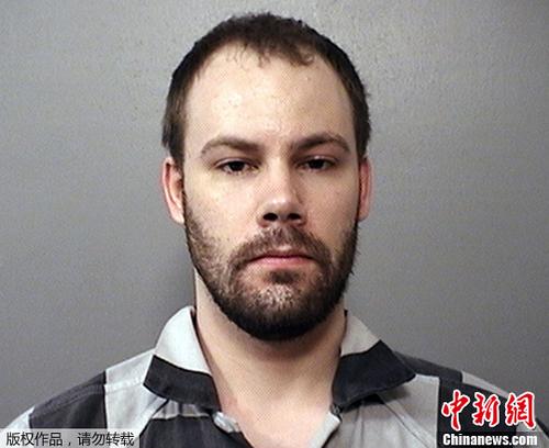 资料图片：涉嫌绑架中国访问学者章莹颖的美国嫌犯克里斯滕森。