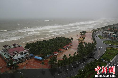 资料图：越南岘港的一处海滩附近。<a target='_blank' href='http://www.chinanews.com/'>中新社</a>记者 张晨翼 摄