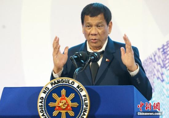 资料图：菲律宾总统杜特尔特。<a target='_blank' href='http://www.chinanews.com/'>中新社</a>记者 关向东 摄