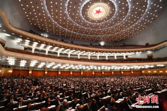3月8日，全国政协十三届一次会议在北京举行第二次全体会议。 <a target='_blank' href='http://www.chinanews.com/'>中新社</a>记者 杜洋 摄