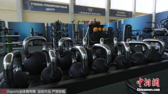 健身房内齐整的器材。 图片来源：Osports全体育图片社