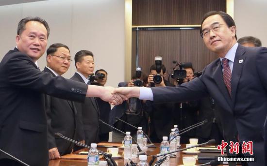 韩媒：韩朝将在多地接连开会 全面落实《板门店宣言》