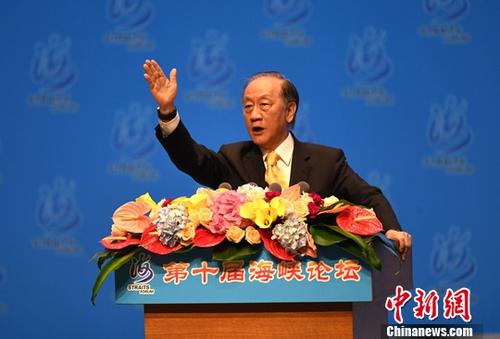 资料图片：台湾新党主席郁慕明。<a target='_blank' href='http://www.chinanews.com/'>中新社</a>记者 王东明 摄