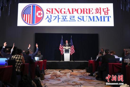 美国务卿蓬佩奥今访韩 将具体介绍“金特会”结果