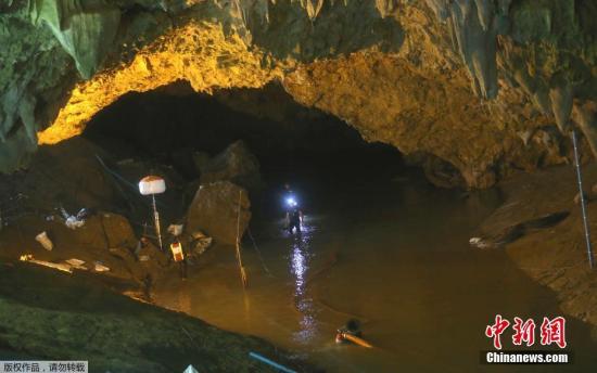资料图片：泰国清莱府山区洞穴。