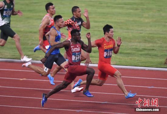 亚运知多少：百米跑进10秒的亚洲人 苏炳添领先