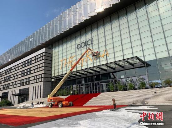 杜嘉班纳上海大秀秀场拆除中。图/康玉湛 杜嘉班纳上海大秀秀场拆除中。图/康玉湛