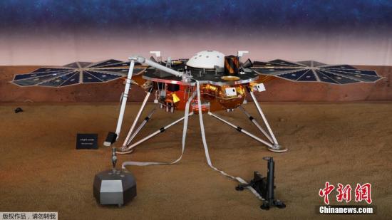 资料图：美国航天局的“洞察号”无人探测器在火星成功着陆，执行人类首次探究火星“内心深处”奥秘的任务。