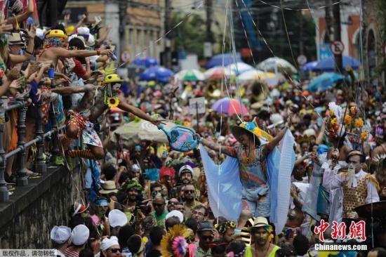 资料图：巴西里约狂欢节。