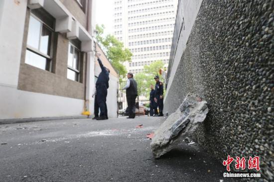 2019年4月18日，台湾花莲县海域发生6.7级地震。 图片来源：东方IC 版权作品 请勿转载
