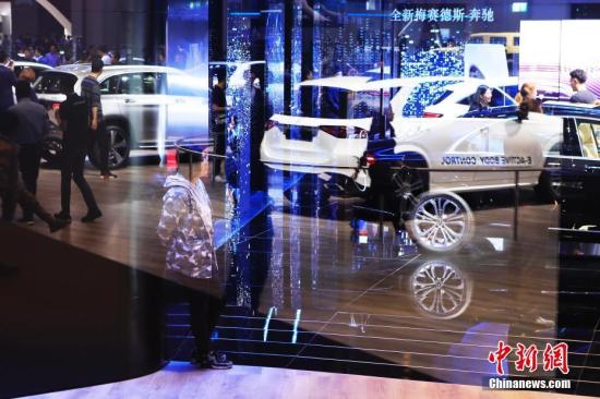 资料图：2019上海国际车展。<a target='_blank' href='http://www.chinanews.com/'>中新社</a>记者 殷立勤 摄