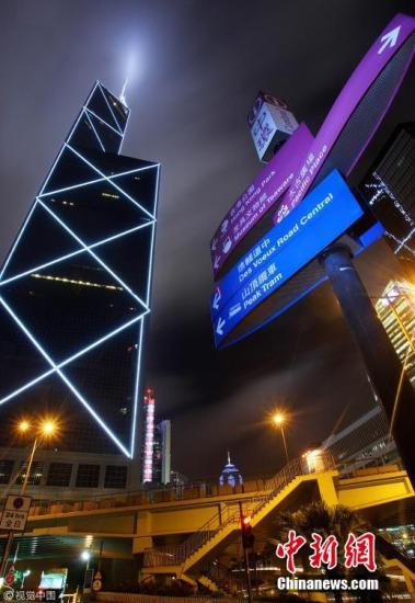 图为华裔建筑大师贝聿铭生前的作品——香港中银大厦。（资料图）笑云 摄 图片来源：视觉中国