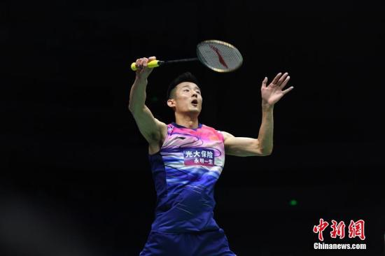 资料图：谌龙成为国羽在2019中国羽毛球公开赛男单项目中的独苗。