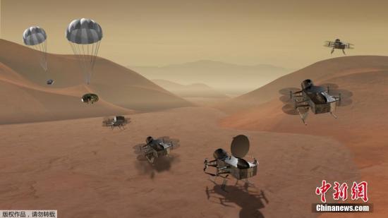 6月27日，美国太空总署(NASA)宣布，将会在2026年派遣一架无人机探索土星最大的卫星—土卫六(Titan)。届时，距离人类上一次发送探测器探索土卫六已经过去了将近30年。NASA表示，他们将此计划命名为“蜻蜓(Dragonfly)”任务，该任务将会派遣无人机降落在土卫六上面，探索冰冷的土卫六表面上不同的位置，并研究这颗星球是否能够维持微生物生命。