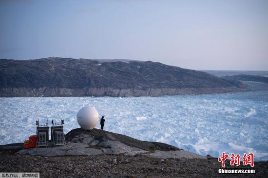 资料图：2019格陵兰冰盖融化或破纪录 全球海平面升1毫米。