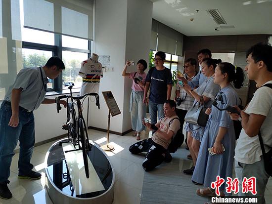 10月19日，两岸记者来到厦门杏林（集美）台商投资区，近距离感受三十年来发展的变化。 <a target='_blank' href='http://www.chinanews.com/'>中新社</a>记者 杨伏山 摄