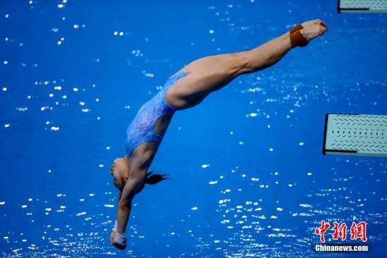 资料图：选手在跳水比赛中。<a target='_blank' href='http://www.chinanews.com/'>中新社</a>记者 张畅 摄