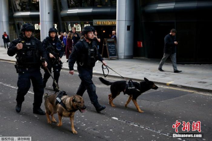 资料图片：伦敦警方。