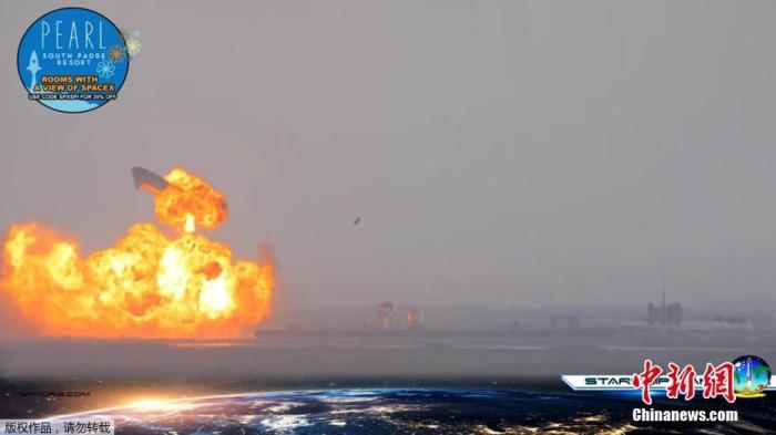 当地时间3月3日，美国太空探索技术公司(SpaceX)“星际飞船”原型机在美国得克萨斯州进行试飞，火箭在着陆几分钟后发生爆炸。