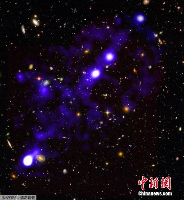 当地时间3月15日，NASA发布哈勃宇宙极深场图像。