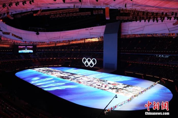 2月4日晚，举世瞩目的北京第二十四届冬季奥林匹克运动会开幕式在国家体育场隆重举行。<a target='_blank' href='http://www.chinanews.com/'>中新社</a>记者 崔楠 摄