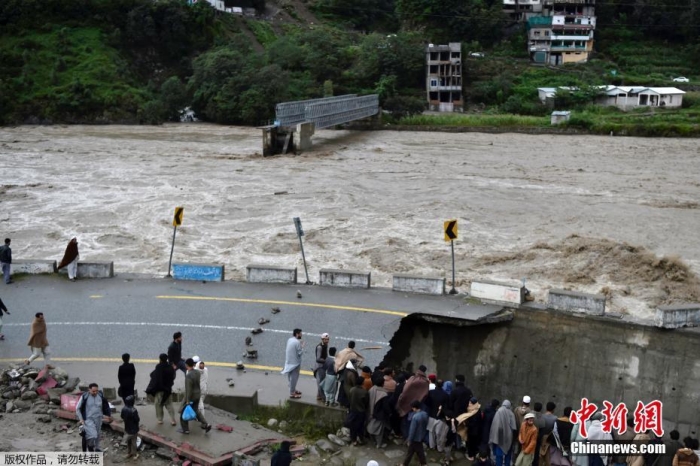 最近一段時間以來，巴基斯坦強降雨引發洪水等災害。