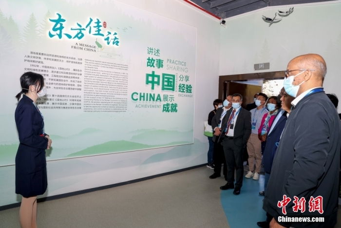 中国履行《湿地公约》30周年成就展在武汉揭幕