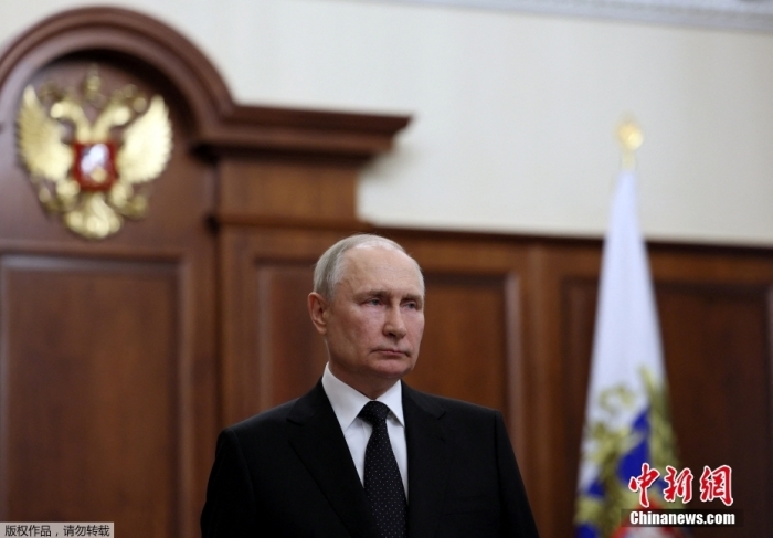 当地时间6月24日，俄罗斯总统普京发表全国讲话，他表示，绝不允许俄罗斯分裂重演。
