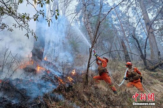 Section of wildfire in Sichuan extinguished; two more remain