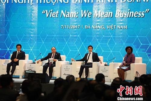 11月7日，2017年亚太经合组织（APEC）越南商务峰会在越南岘港举行。 中新社记者 邢� 摄