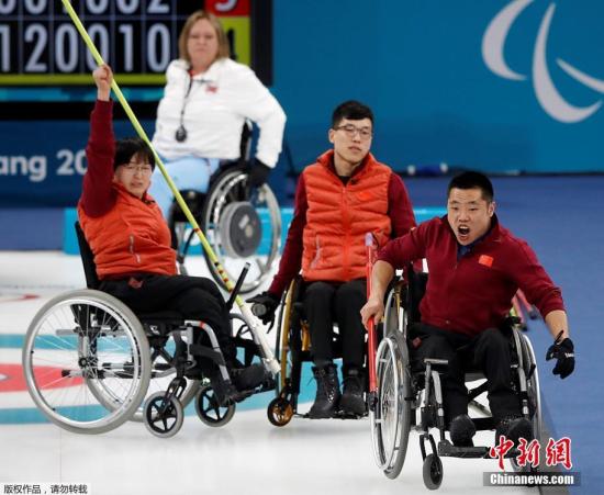 2018年平昌冬残奥会轮椅冰壶决赛，中国队击败挪威，夺得中国代表团历史上第一枚冬残奥金牌！