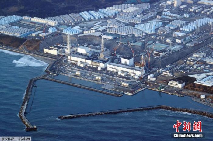 福岛第一核电站航拍图。反对福岛放成