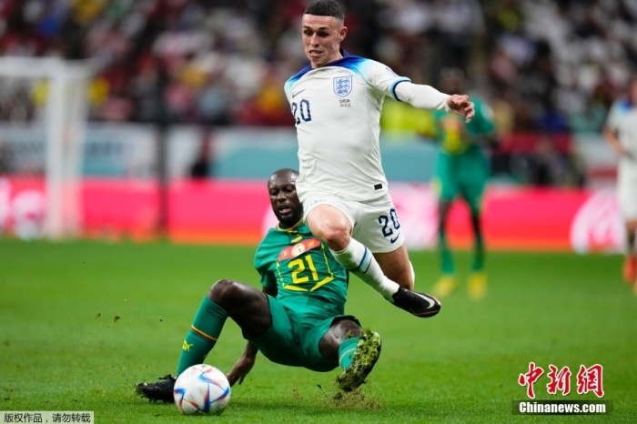 英格兰3:0塞内加尔晋级8强 索斯盖特	：年轻球员进步惊人