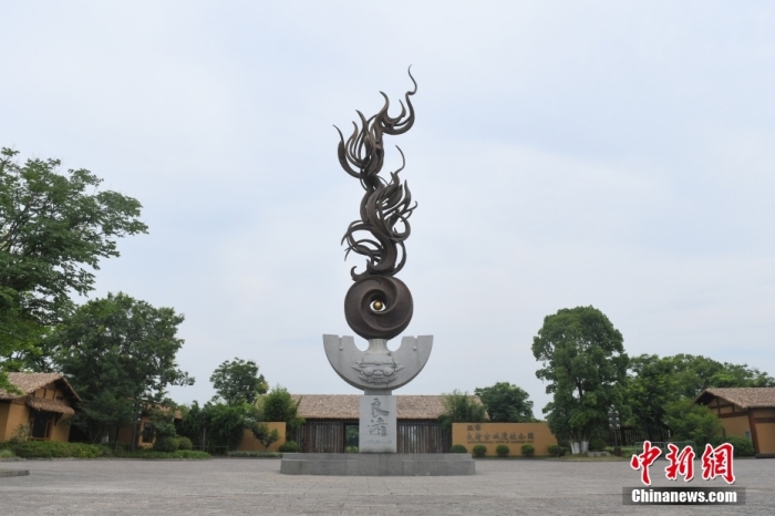 6月15日，杭州亚运会迎来倒计时100天，杭州亚运会火种在杭州良渚古城遗址公园大莫角山成功采集。图为良渚古城遗址公园。王刚 摄